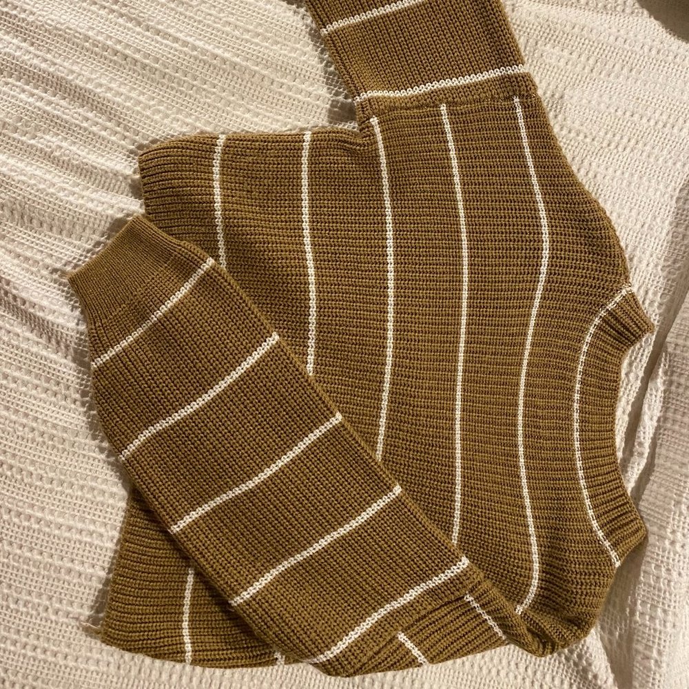 Stripped knit sweater